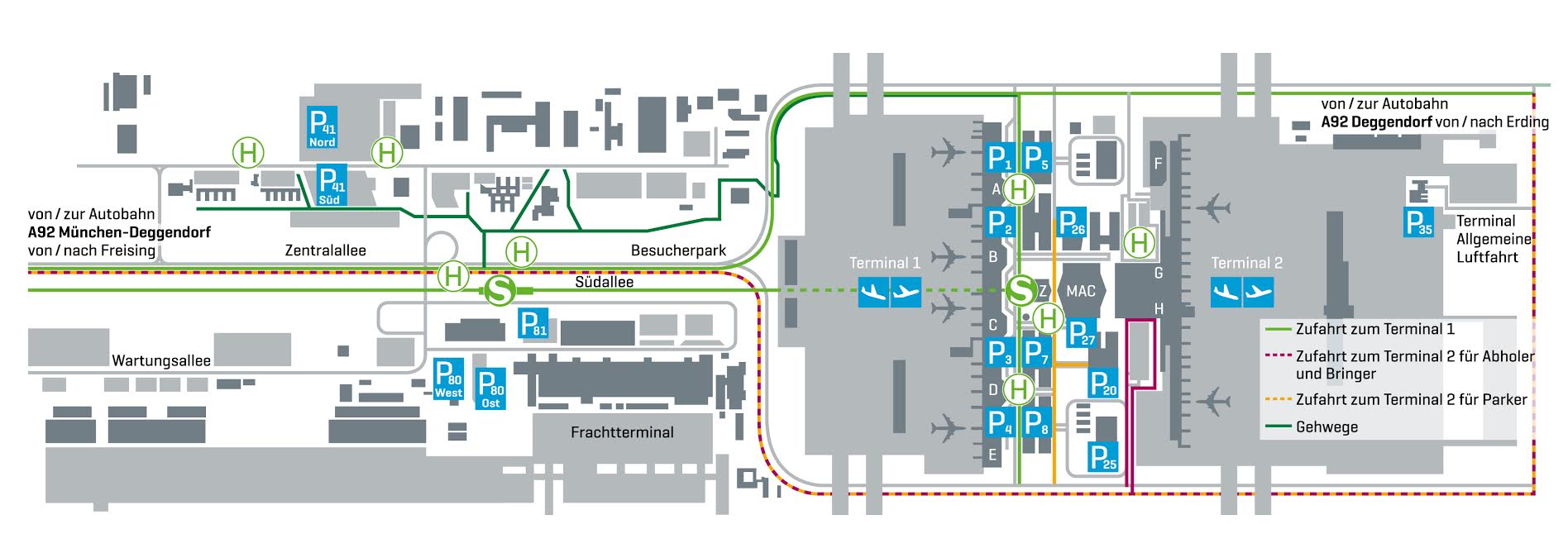 Flughafen München Parkplatzbuchung