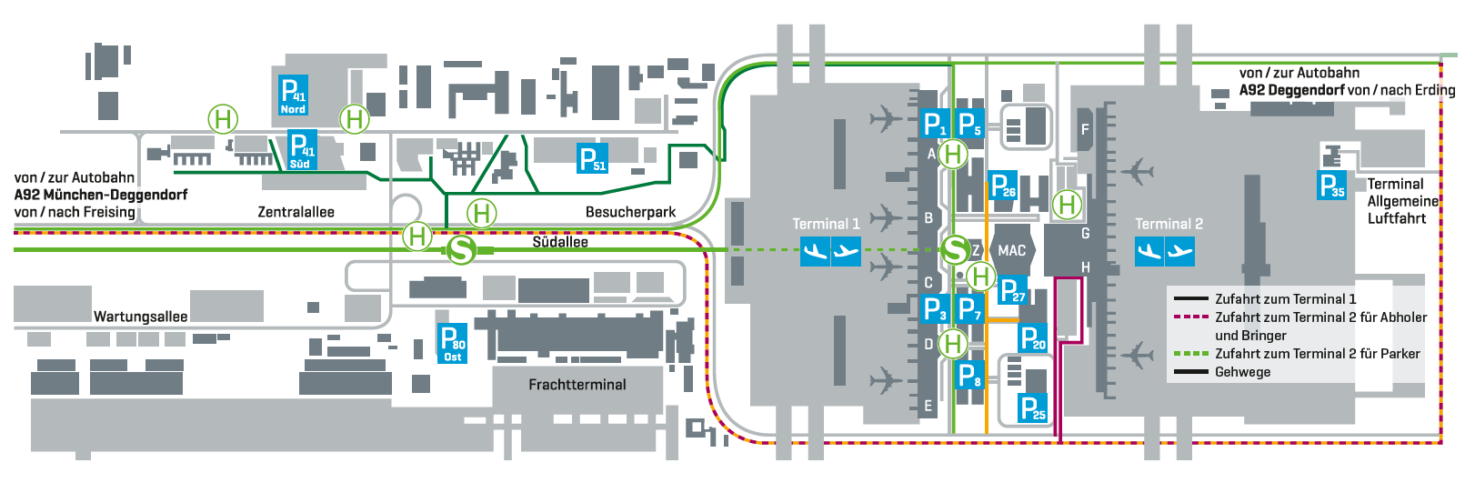 Flughafen München Parkplatzbuchung